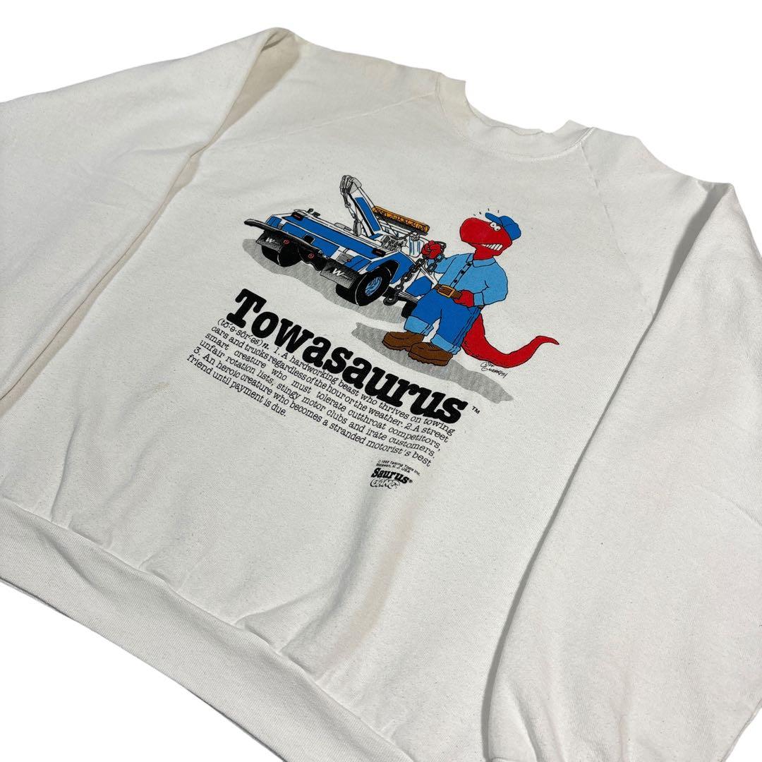 トップス 90s Towasourus Dinosaur Sweatshirt
