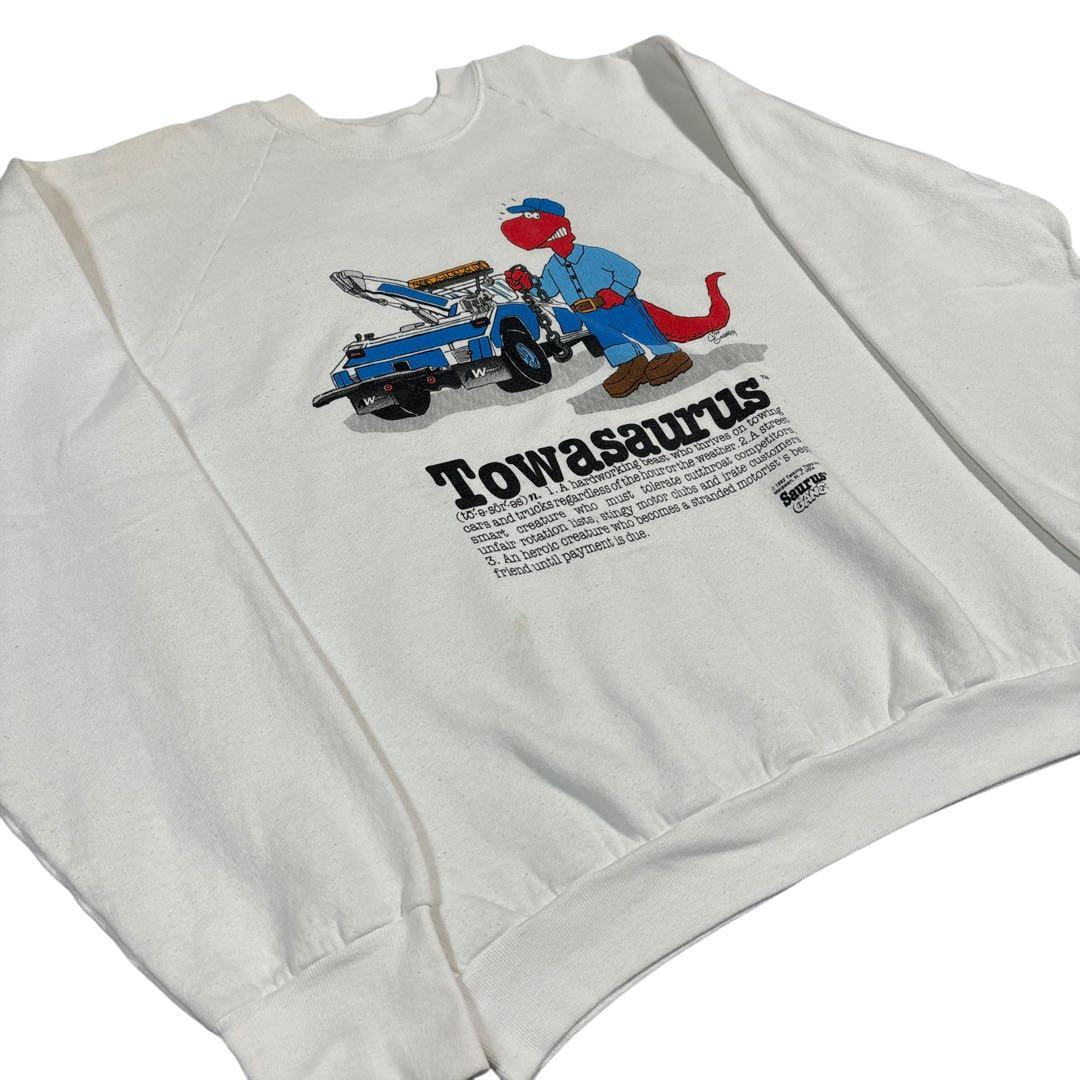 トップス 90s Towasourus Dinosaur Sweatshirt