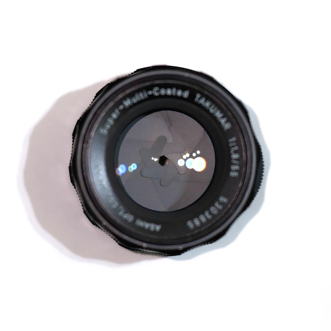 Super Takumar 55mm f1.8【M42】【最上級虹色フレア】希少