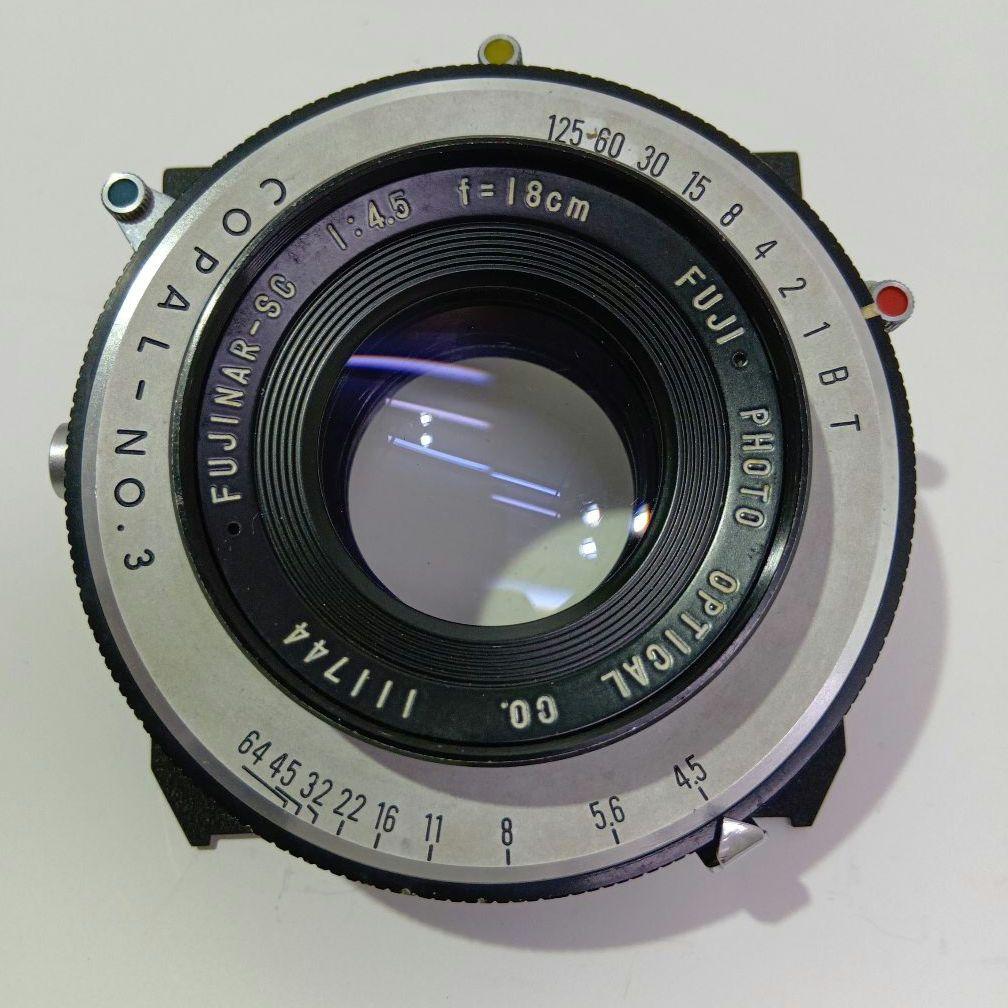 フィルムカメラ FUJI Fujinar-SC 18cm f/4.5 Copal No. 3