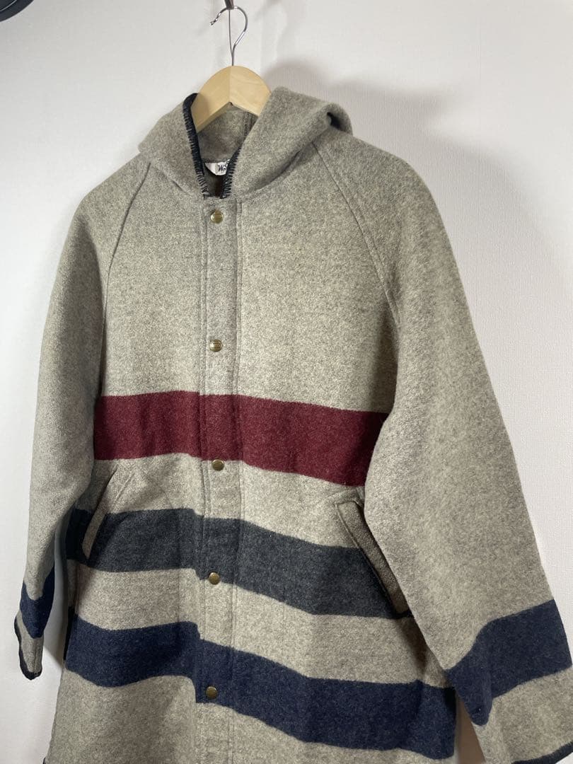 希少 70s USA製 woolrich ウールリッチ vintageコートXL