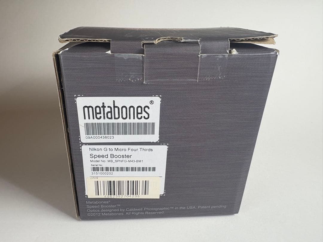 bones NikonG→MFT Speed Booster