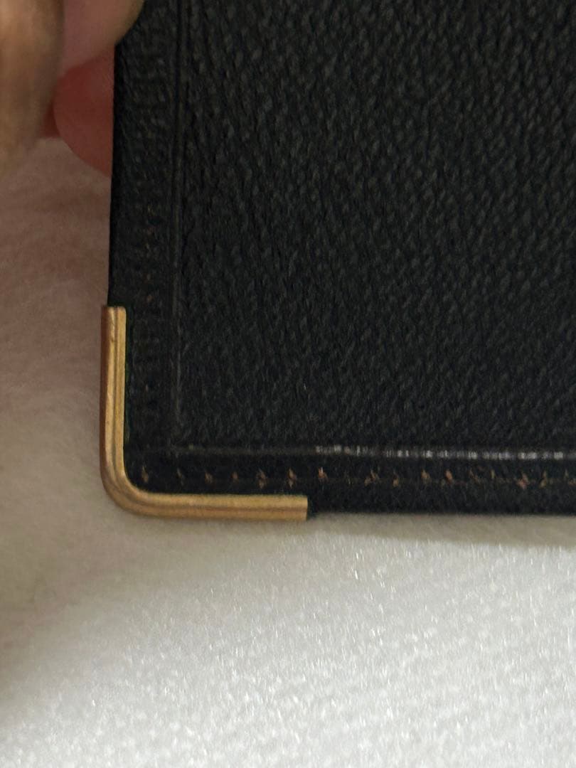 Smythson 黒 レザー 名刺入れ