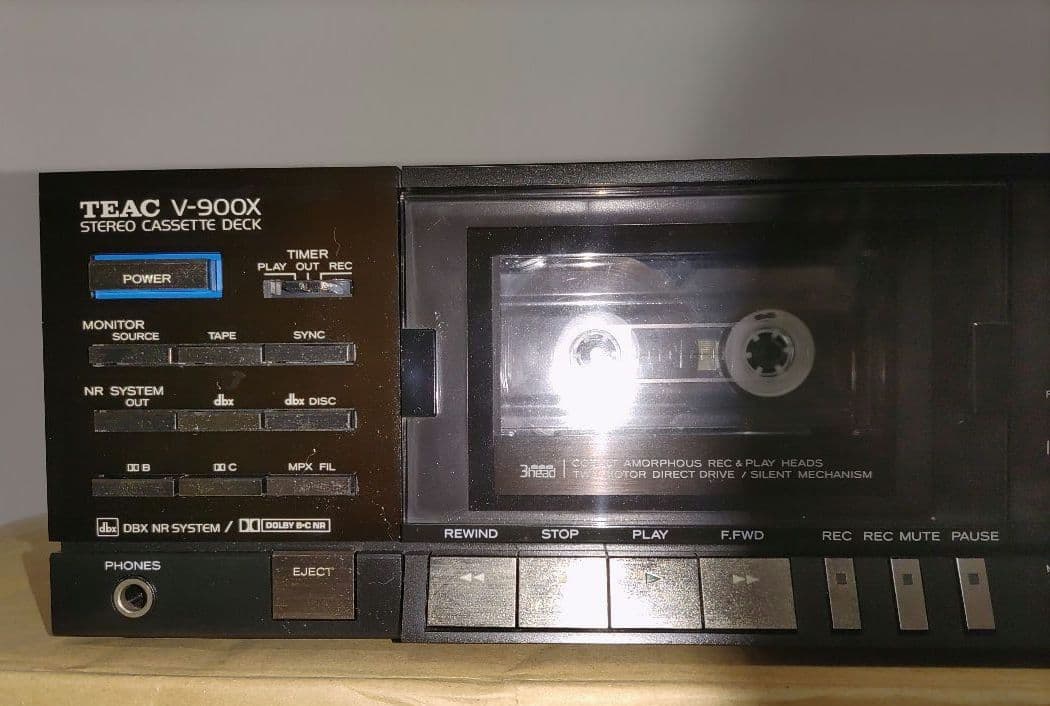 TEAC V-900X ステレオカセットデッキ 【動作品確認】