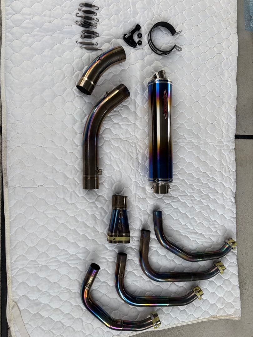 【3日間限定価格】Z900RS ストライカーチタンマフラー　フルエキ8BL用