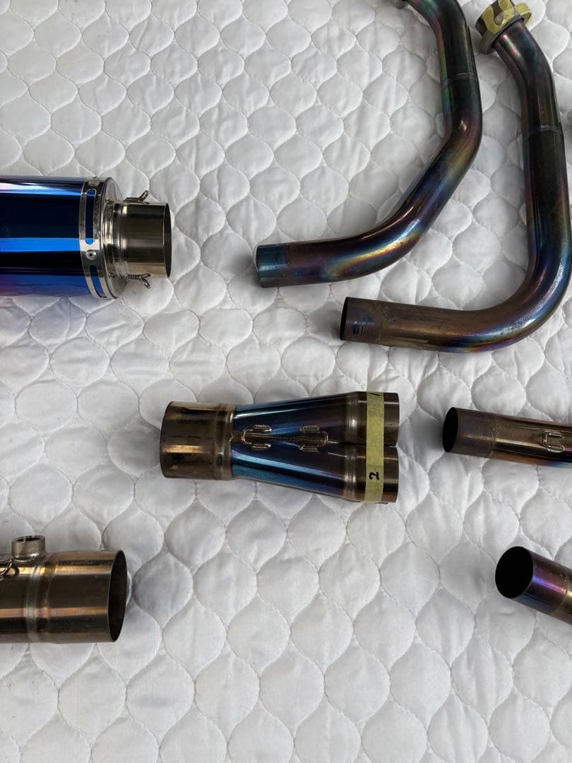 【3日間限定価格】Z900RS ストライカーチタンマフラー　フルエキ8BL用