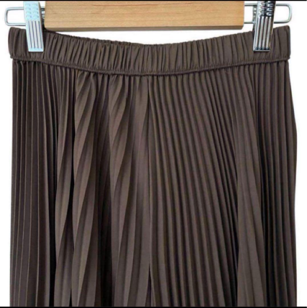 新品タグ付き❣️PRIORITY プリ ーツパンツこげ茶 Mal.レレレさ ん