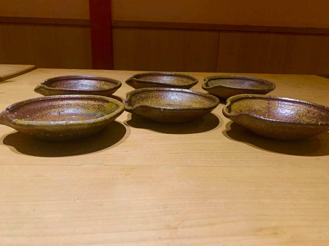 【希少 和歌山時代】6客セット 平岡仁 備前 片口小鉢