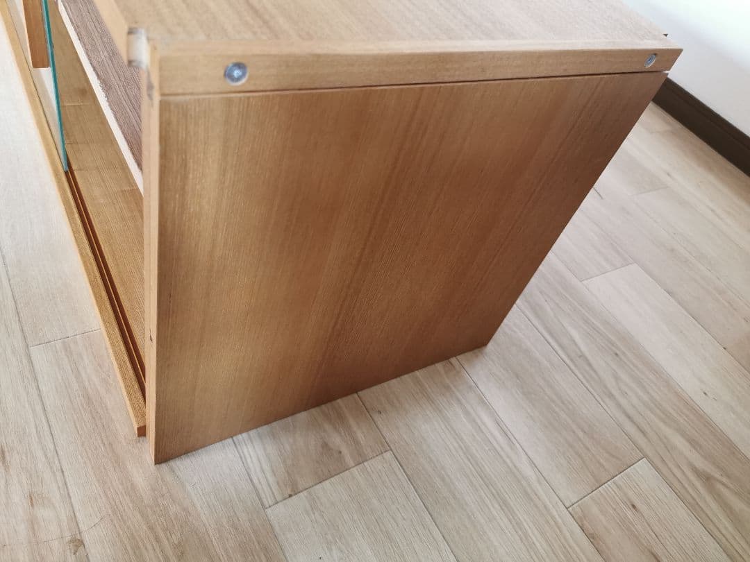 無印 ガラス戸つきユニットシェルフ用カップボード 棚