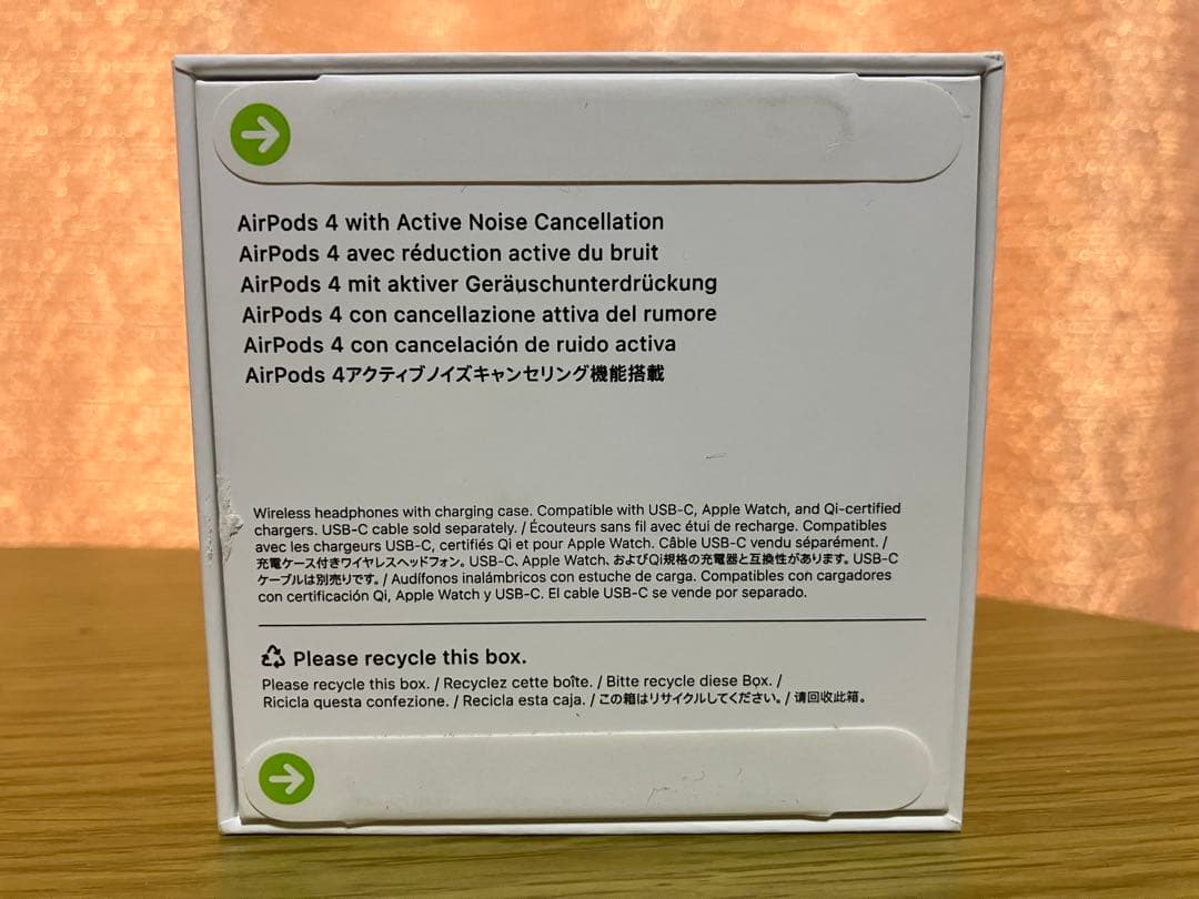 新品未開封 AirPods 4 アクティブノイズ キャンセリング搭載