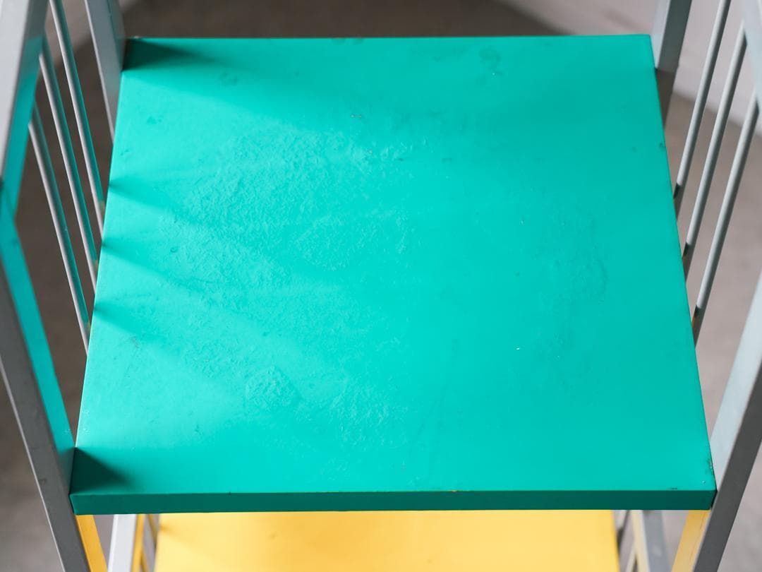 vintage shelf ポストモダン 3段 スチールシェルフ レトロポップ