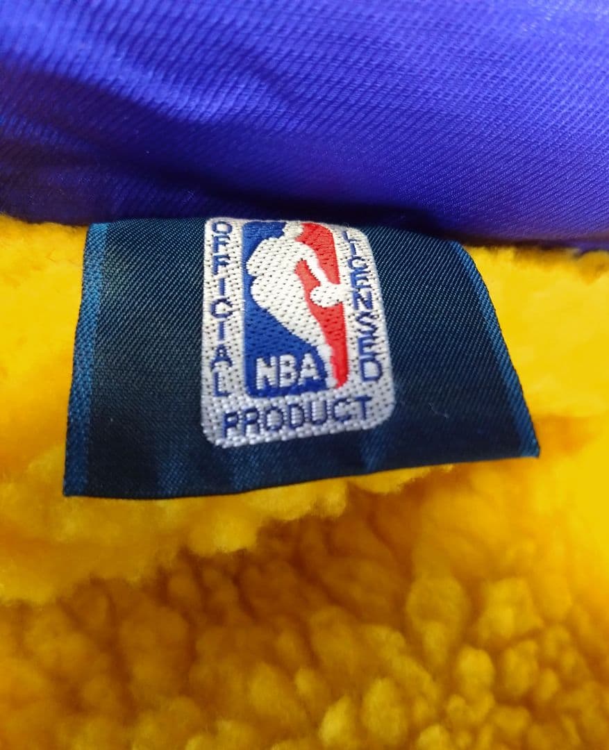 80S〜90S レイカーズ ベンチコート　NBAオフィシャルライセンスプロダクト
