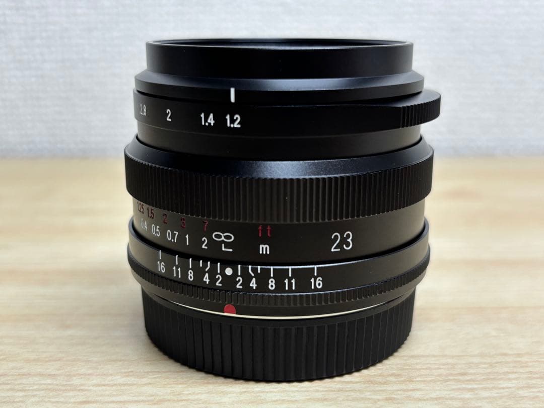 ホクトレンダー NOKTON 23mm F1.2 Xマウント フィルター付き