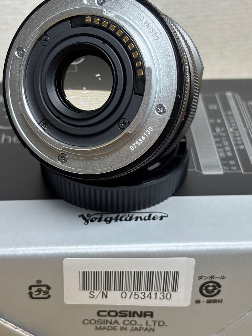 ホクトレンダー NOKTON 23mm F1.2 Xマウント フィルター付き