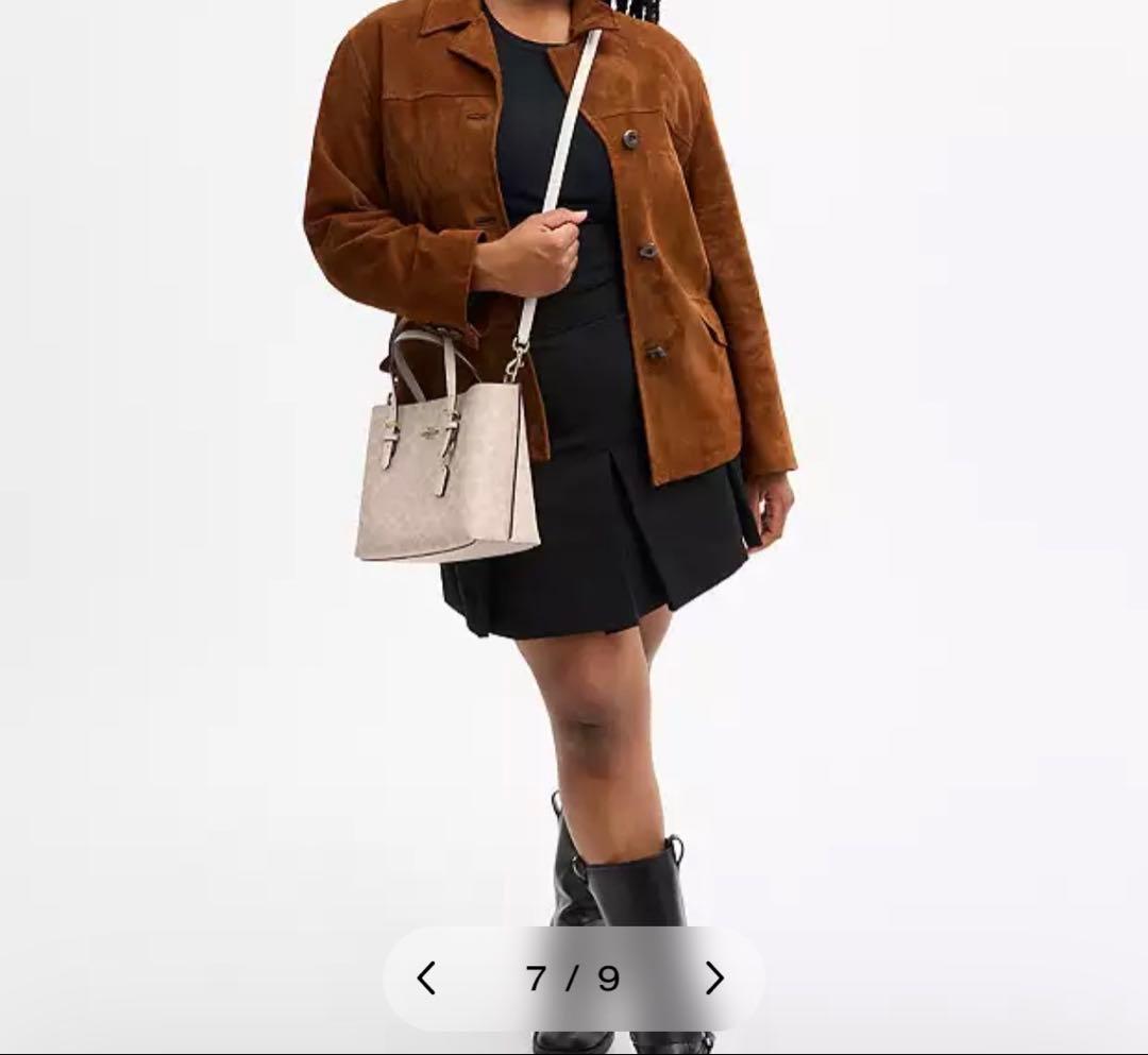 coach モリートート バッグ 25・シグネチャーキャンバス