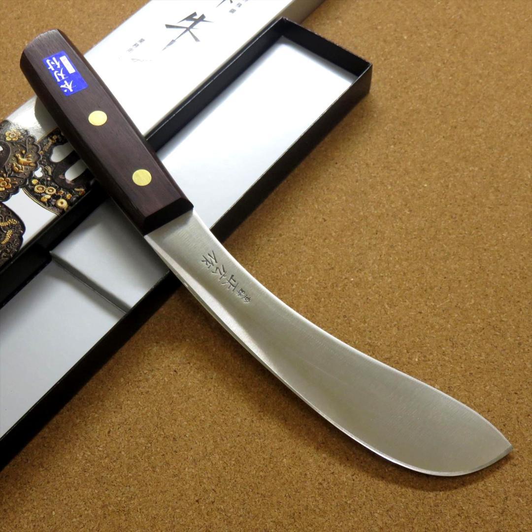 関の刃物 皮はぎ 165mm 正広 ハガネ 肉解体用 狩猟包丁 右利 片刃 プロ