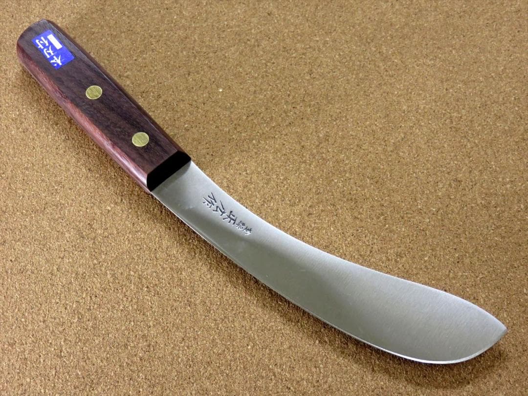 関の刃物 皮はぎ 165mm 正広 ハガネ 肉解体用 狩猟包丁 右利 片刃 プロ