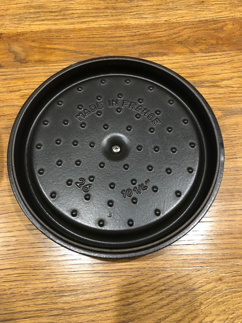 STAUB ストウブ鍋　26 黒　シャロー