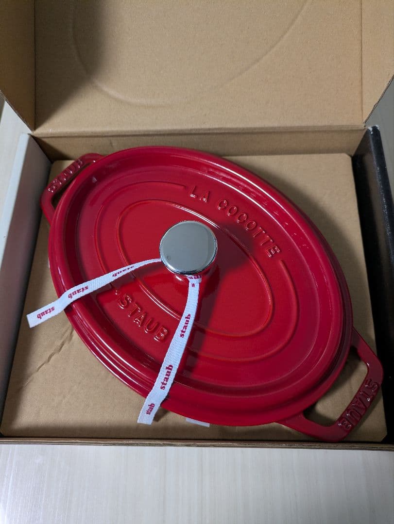 ストウブ ピコ ココット オーバル 23cm チェリー 40509-830