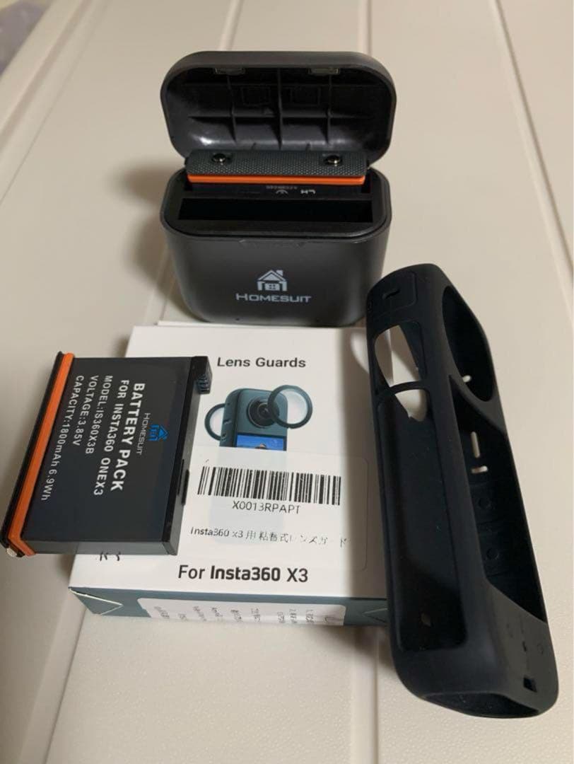 360度カメラ　インスタ360X3本体とアクセサリーのセット