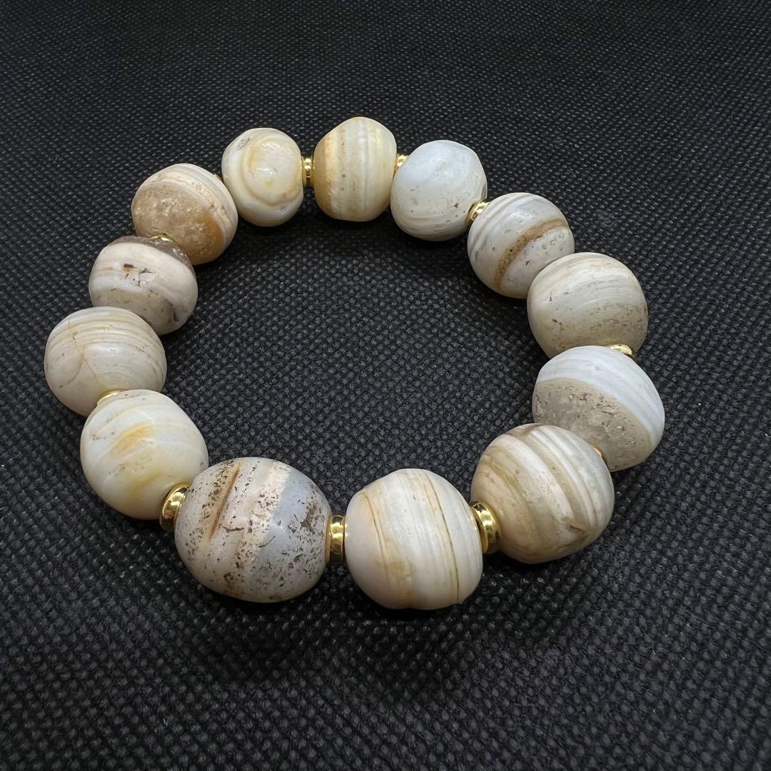 【アンティーク ビーズ】アンティーク アゲート ビーズ 1200年-1700年前