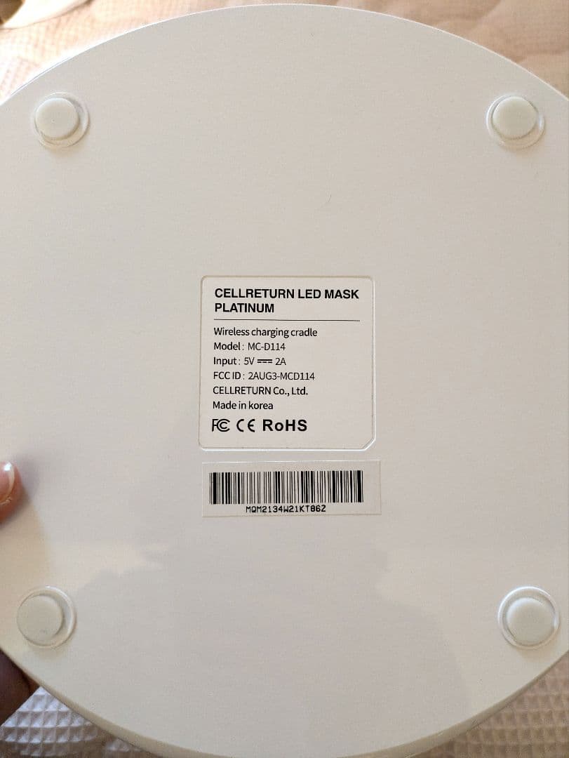 【美品】セルリターン LEDマスク PLATINUM　美顔器 動作確認済 日本版