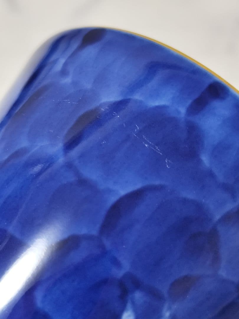 [希少] 宮内庁御用達 深川製磁 染付龍 鼓型 花瓶 金彩 龍