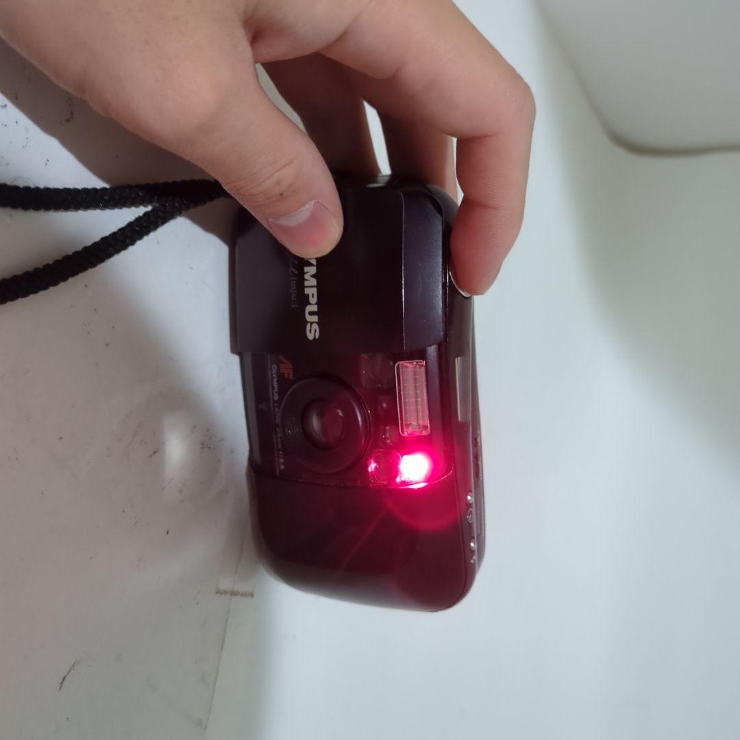 ®*︎様 OLYMPUS μ[mju:]-ブラック コンパクトカメラ　ジャンク