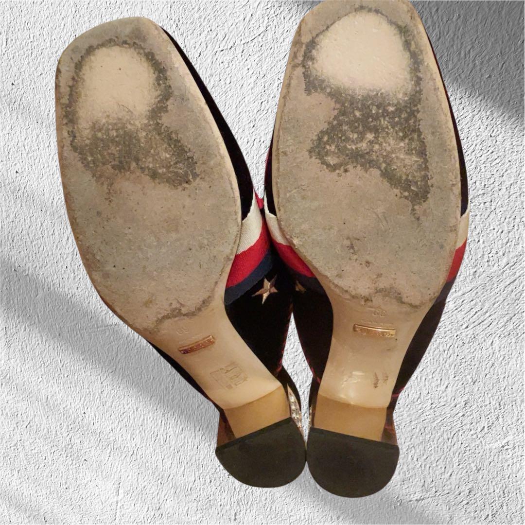 GUCCI グッチ プリンスタウン ホースビット サボ サンダル ミュール