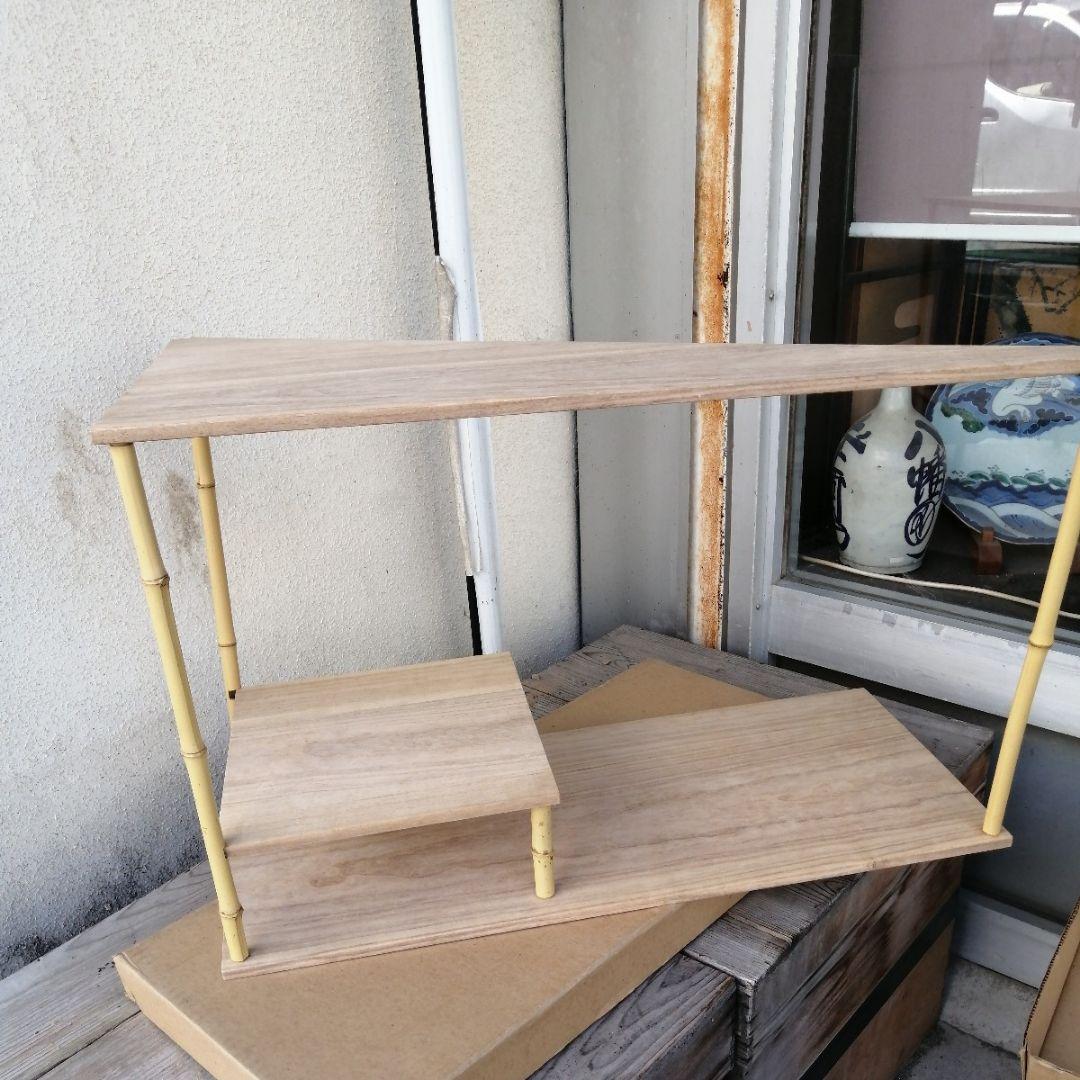 松風棚　棚　茶道具　茶棚　組み立て式　紙箱