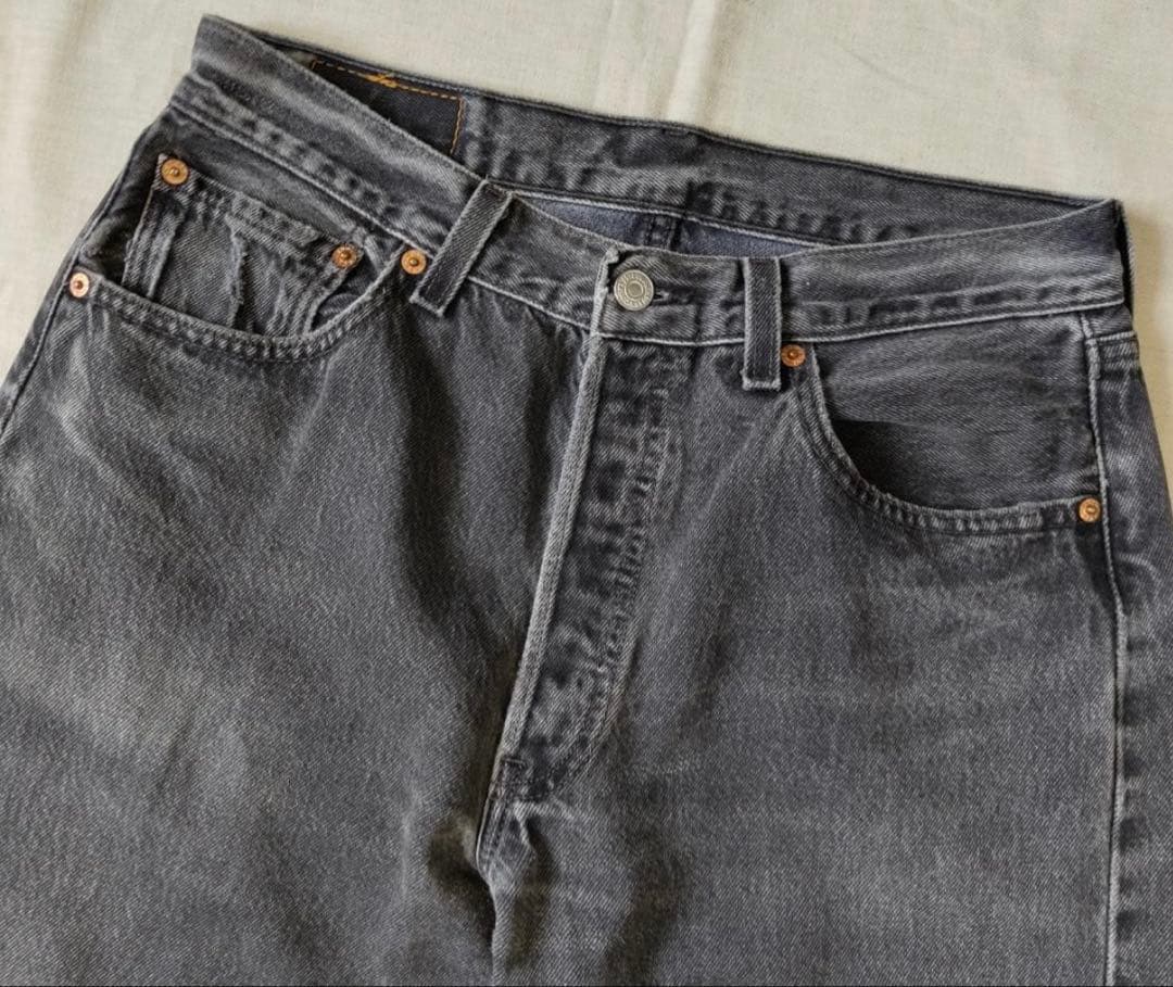 値下げ　リーバイス　501 ブラック　アメリカ製　USA