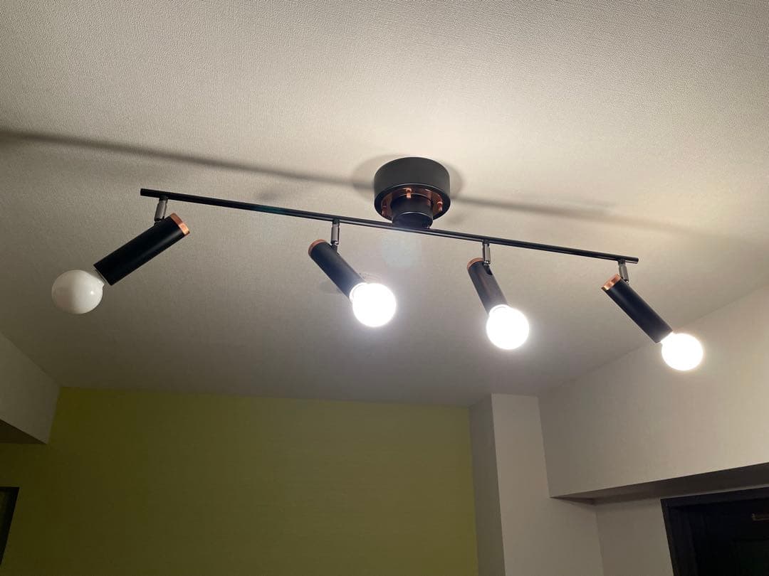 【DI CLASSE】 Sigaro-flat4 シーリングランプ　ブラック