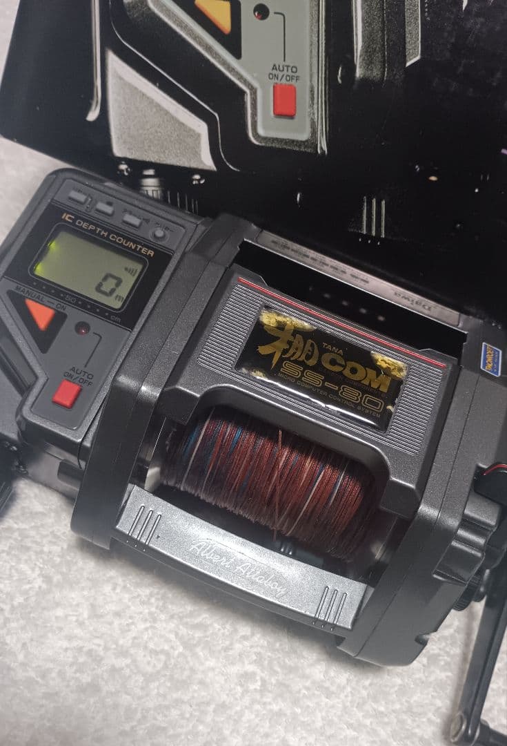 ダイワ棚センサーSS-80電動リール！箱、リール袋電源コード付