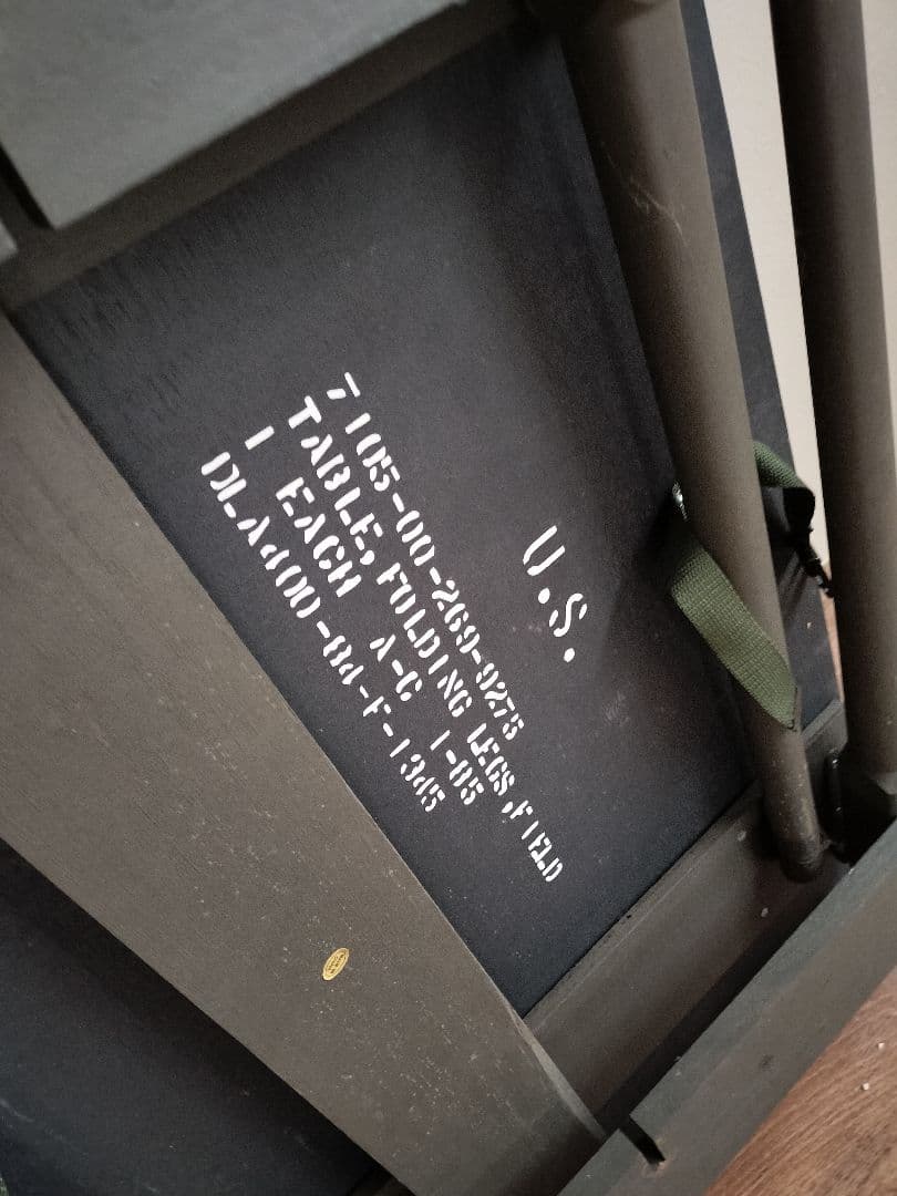 U.S. タイプ ヴィンテージ　テーブル　折畳式