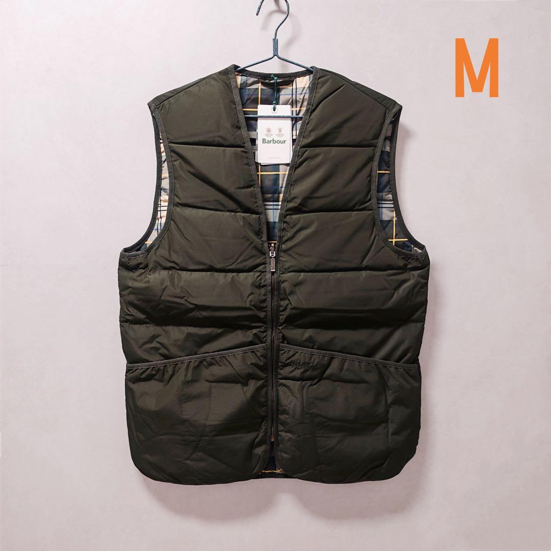 paulページ チェックダウンベスト M