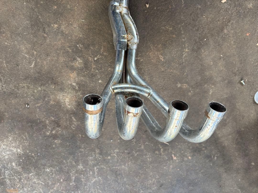 zephyr400 ノーマルマフラー