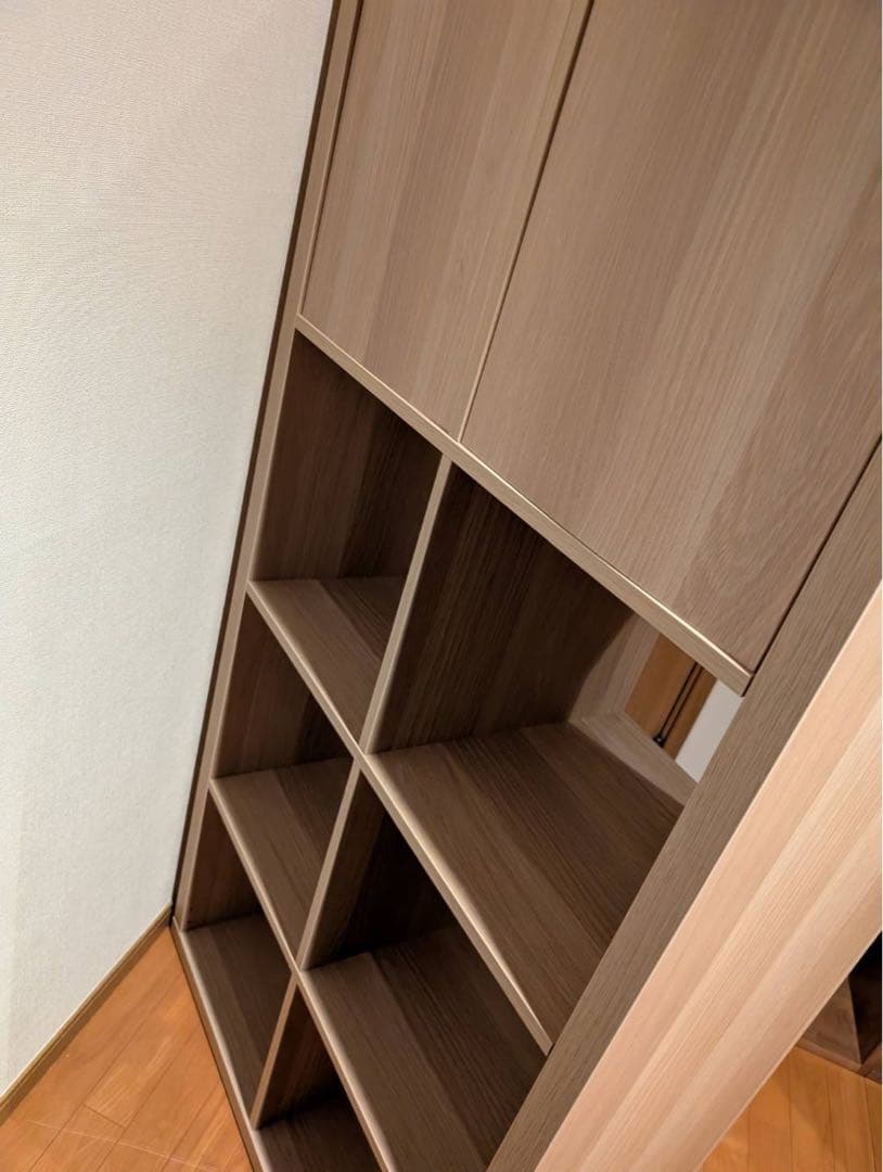 【購入前にコメント】IKEA イケア カラックス 扉 シェルフ 棚家具 ウッド