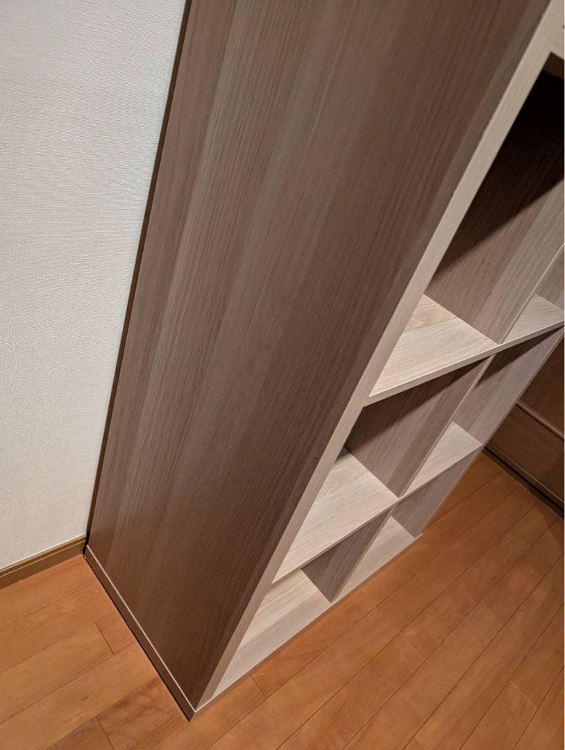 【購入前にコメント】IKEA イケア カラックス 扉 シェルフ 棚家具 ウッド