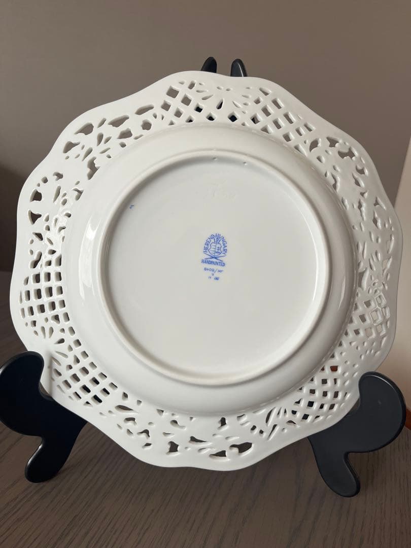 ヘレンド HEREND 透かし彫りの皿