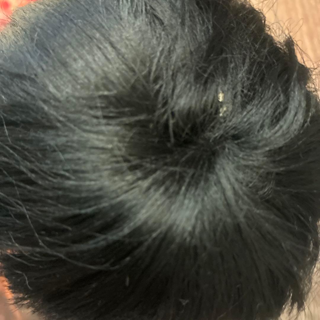 市松人形　銘あり　直？斎