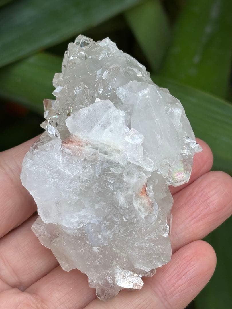 インド産　ダイヤモンドアポフィライト　ヒューランダイト共生　高品質　123g