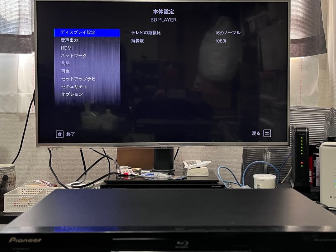 リモコン付き　パイオニア　SACD/ブルーレイプレイヤー　BDP-180-K