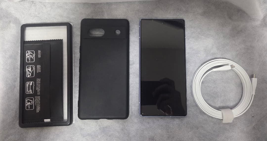 Pixel 7a 中古 ケース、フィルムセット