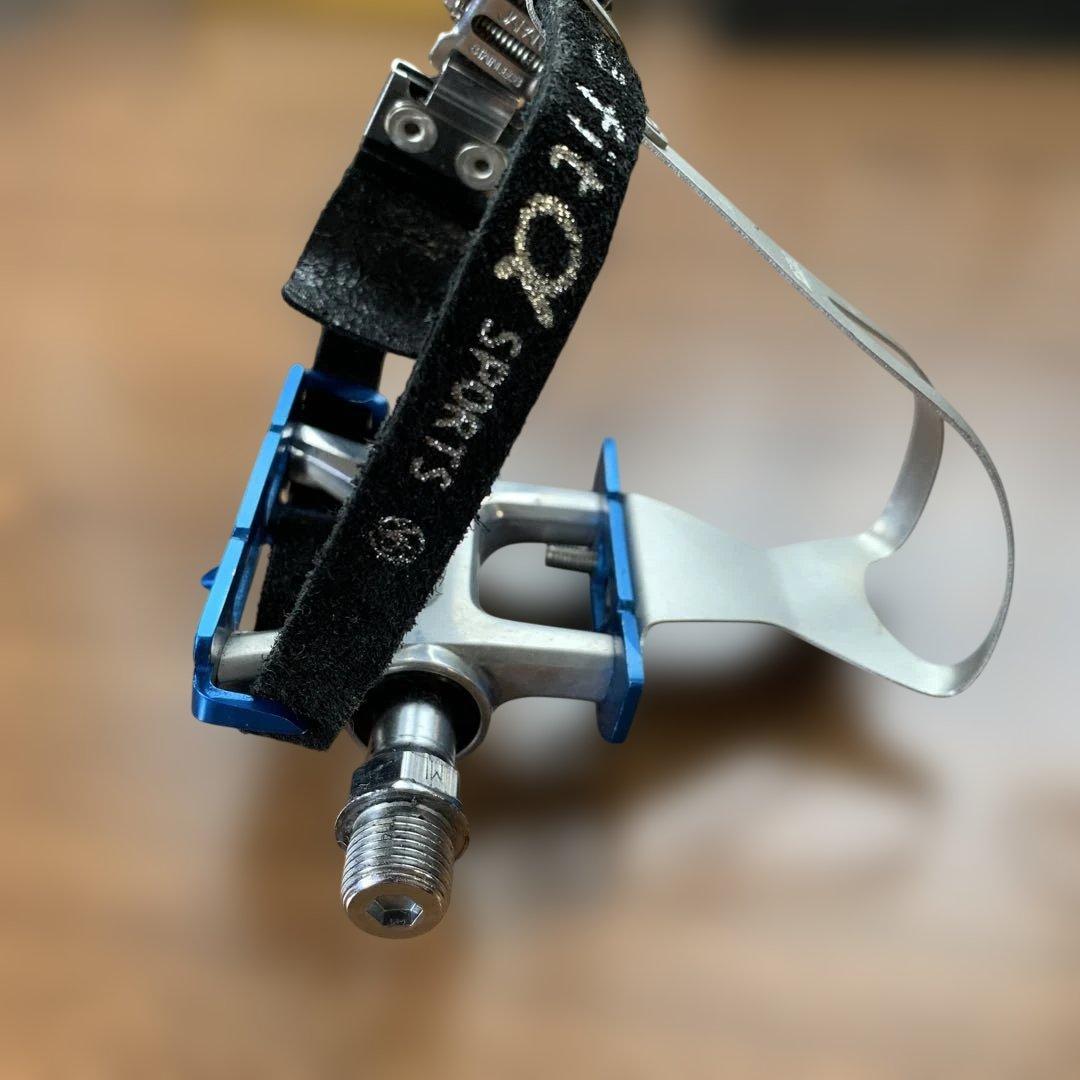 AKS X-1 自転車用ペダル 青