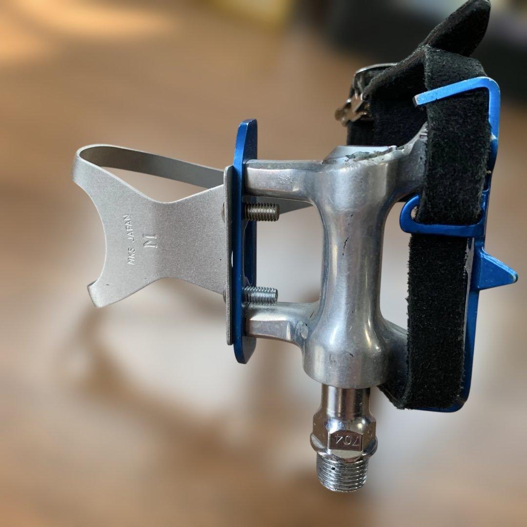 AKS X-1 自転車用ペダル 青