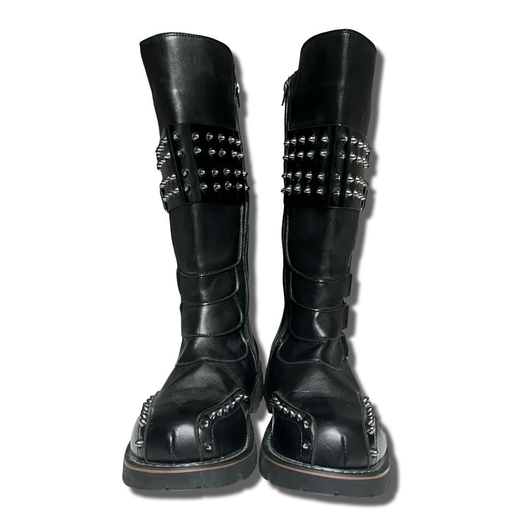 靴 00s archive long boots studs Y2K