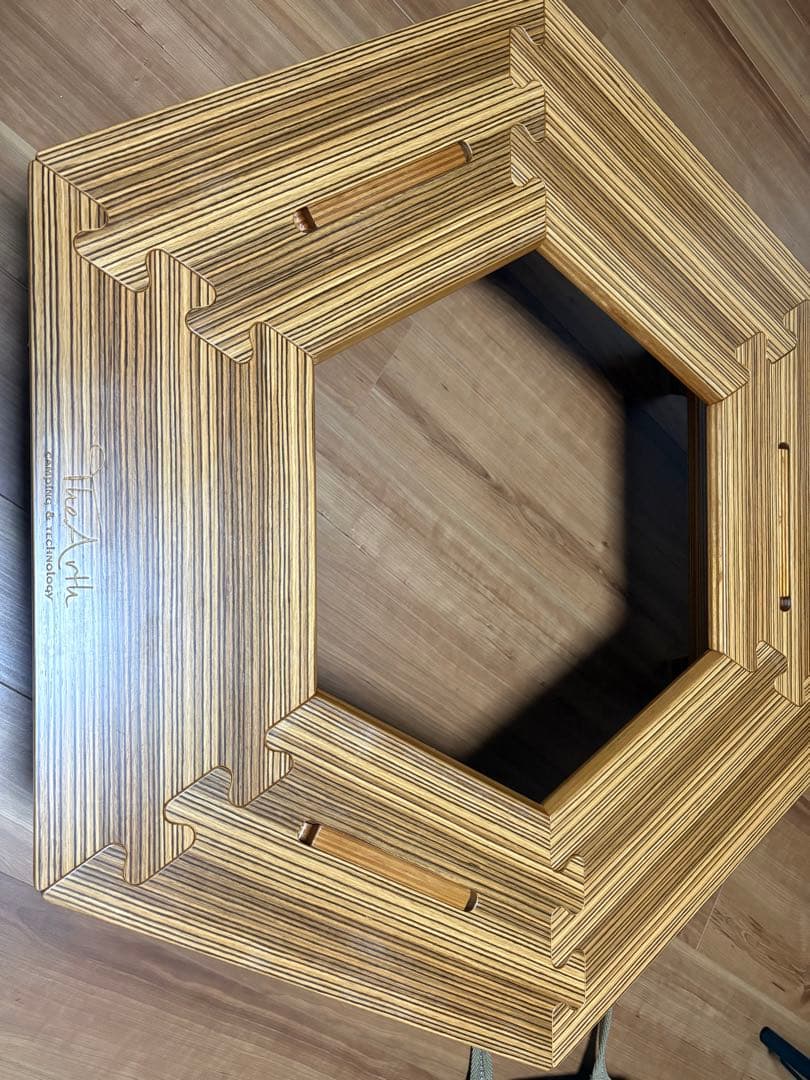 TheArth ヘキサテーブル　しま次郎