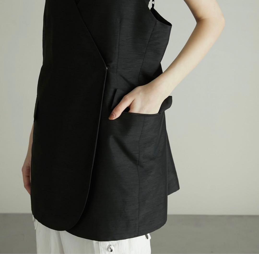 トップス LA PEAU DE GEM jacquard camisole jacket