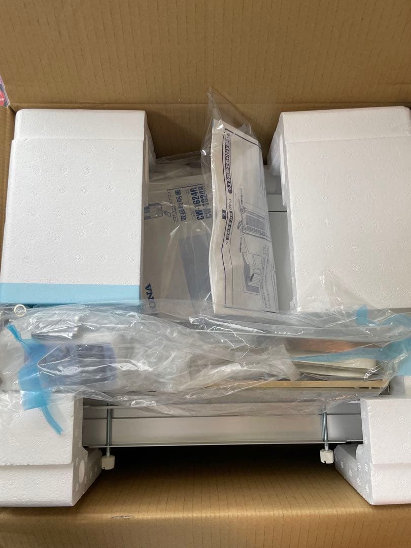 【未使用】ＣＯＲＯＮＡ　窓用エアコン ホワイト/グレー