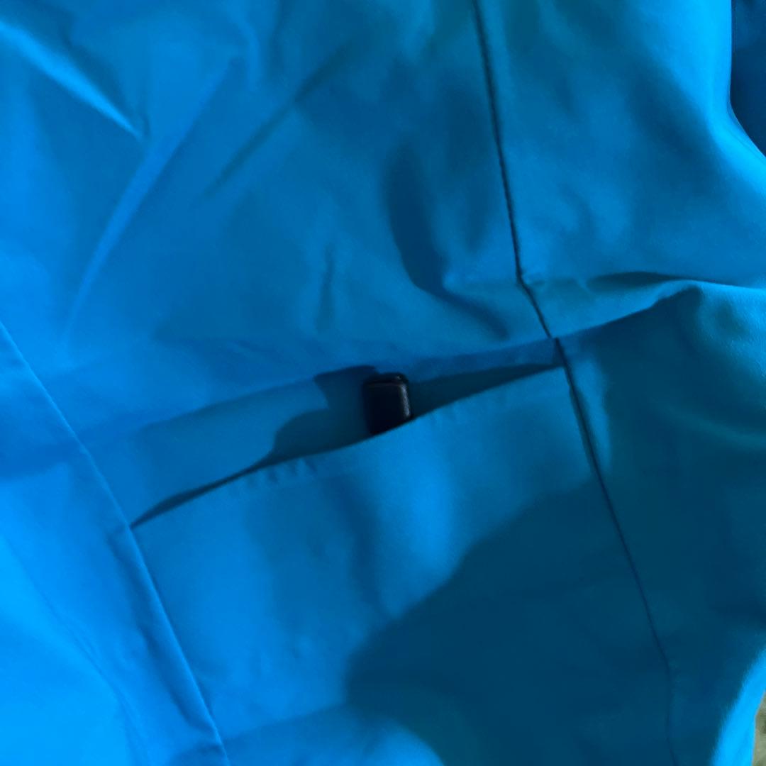 新品Lサイズ　高機能ラウドマウスゴルフメンズダントツ撥水レインウェア　ブルー